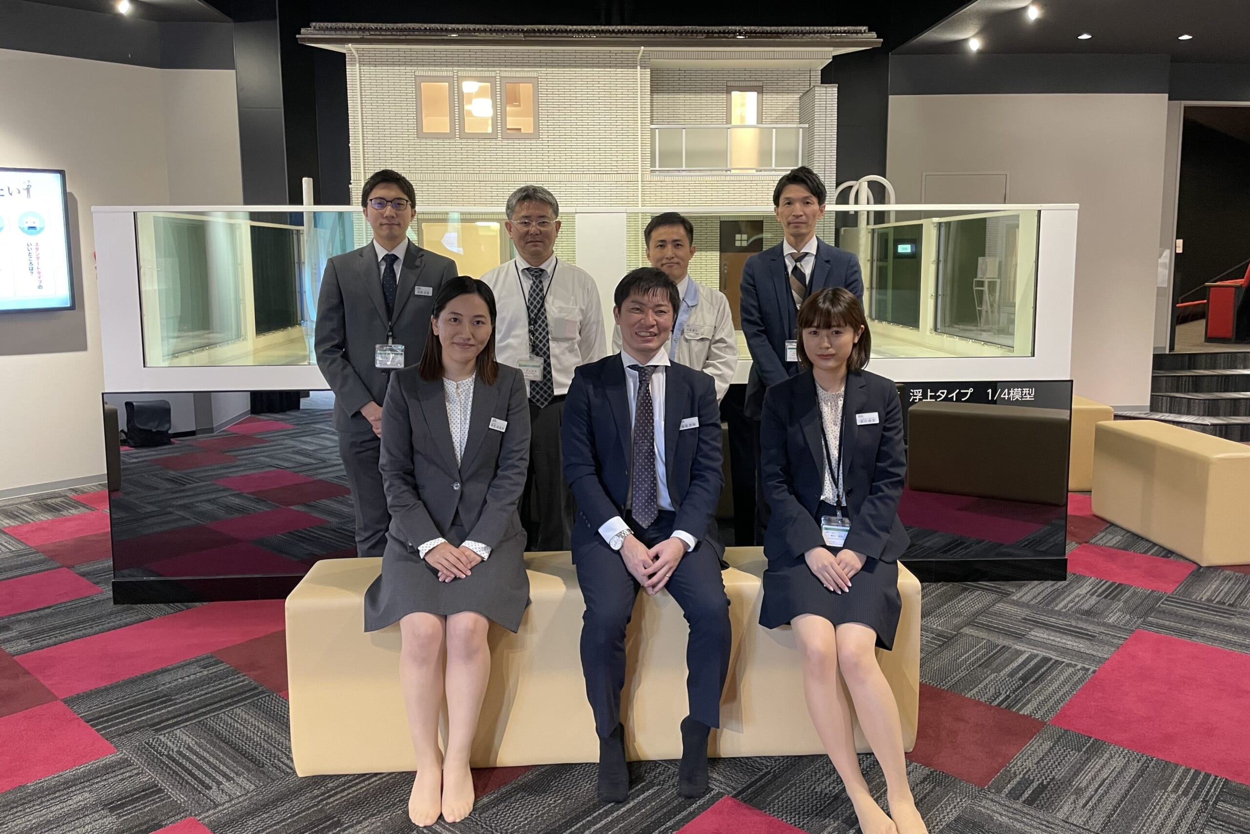 中竹さんが所属する浜松本社 営業本部のメンバー